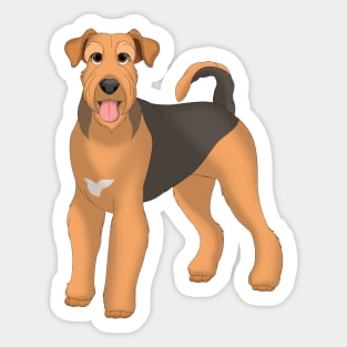 Airedale Terrier Dog Sticker